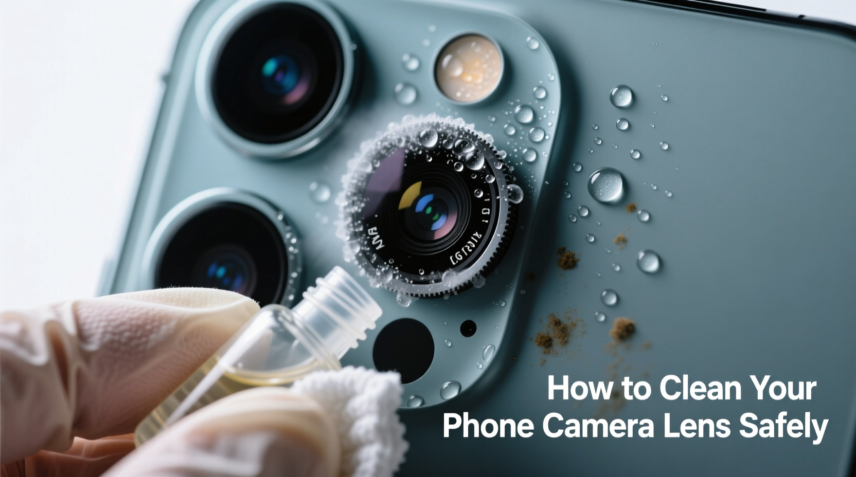 why does my phone camera lens get foggy and how to clean it safely