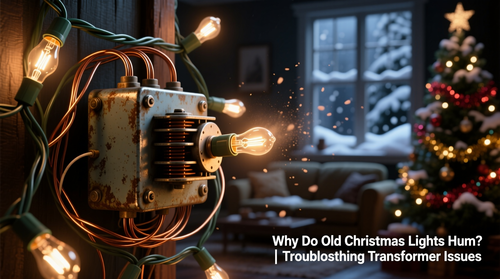 why do old christmas lights hum troubleshooting transformer issues
