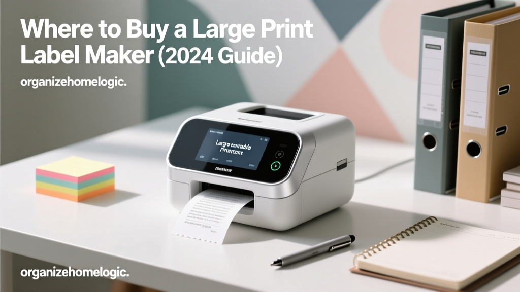 Where to Buy a Large Print Label Maker (2024 Guide)