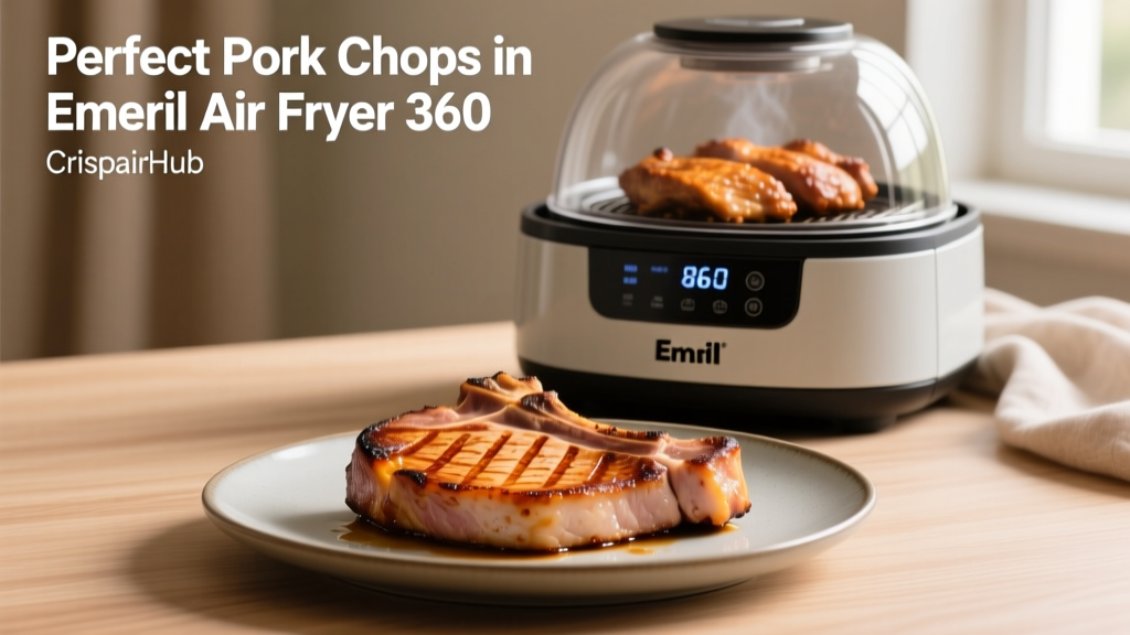 Perfect Pork Chops in Emeril Air Fryer 360