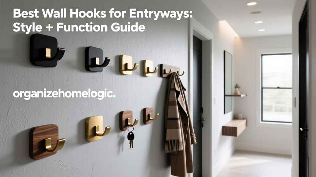 Best Wall Hooks for Entryways: Style + Function Guide