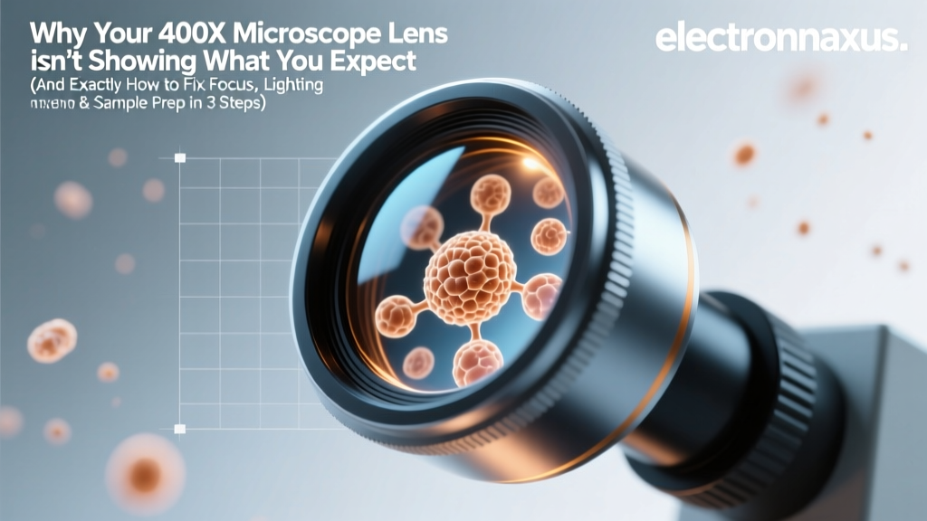 Why Your 400X Microscope Lens Isn’t Showing What You Expect (And Exactly How to Fix Focus, Lighting & Sample Prep in 3 Steps)