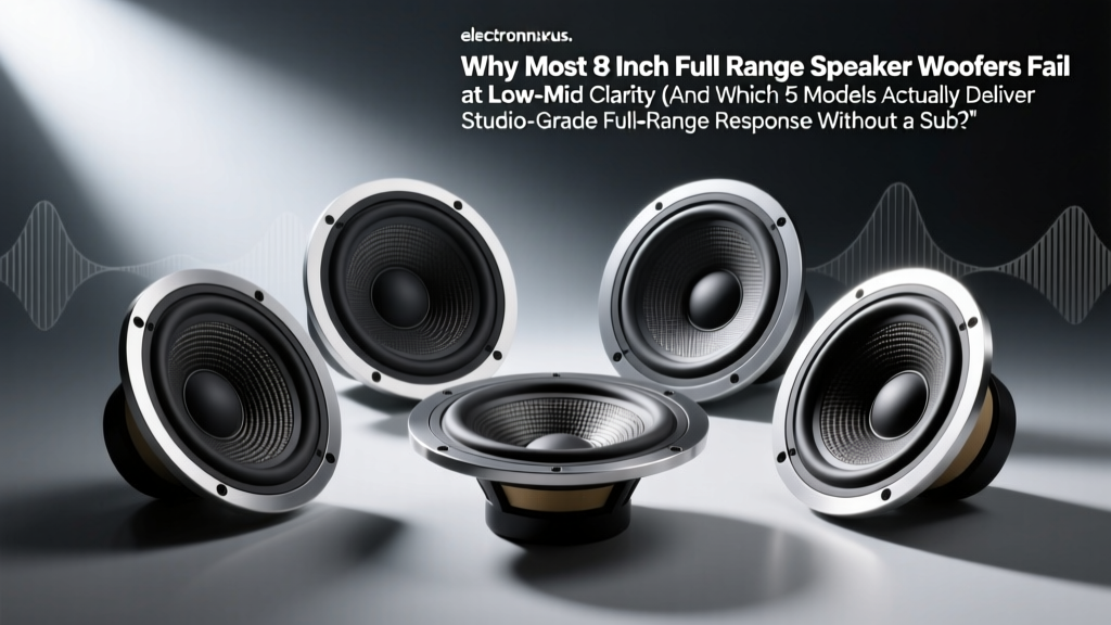 Why Most 8 Inch Full Range Speaker Woofers Fail at Low-Mid Clarity (And Which 5 Models Actually Deliver Studio-Grade Full-Range Response Without a Sub)