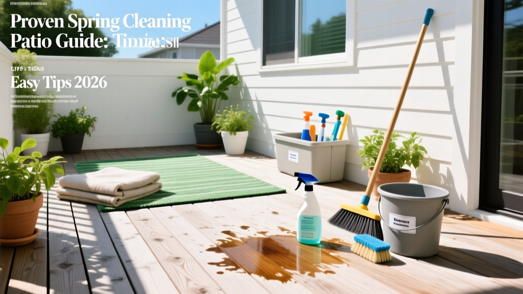 Proven Spring Cleaning Patio Guide: Easy Tips 2026