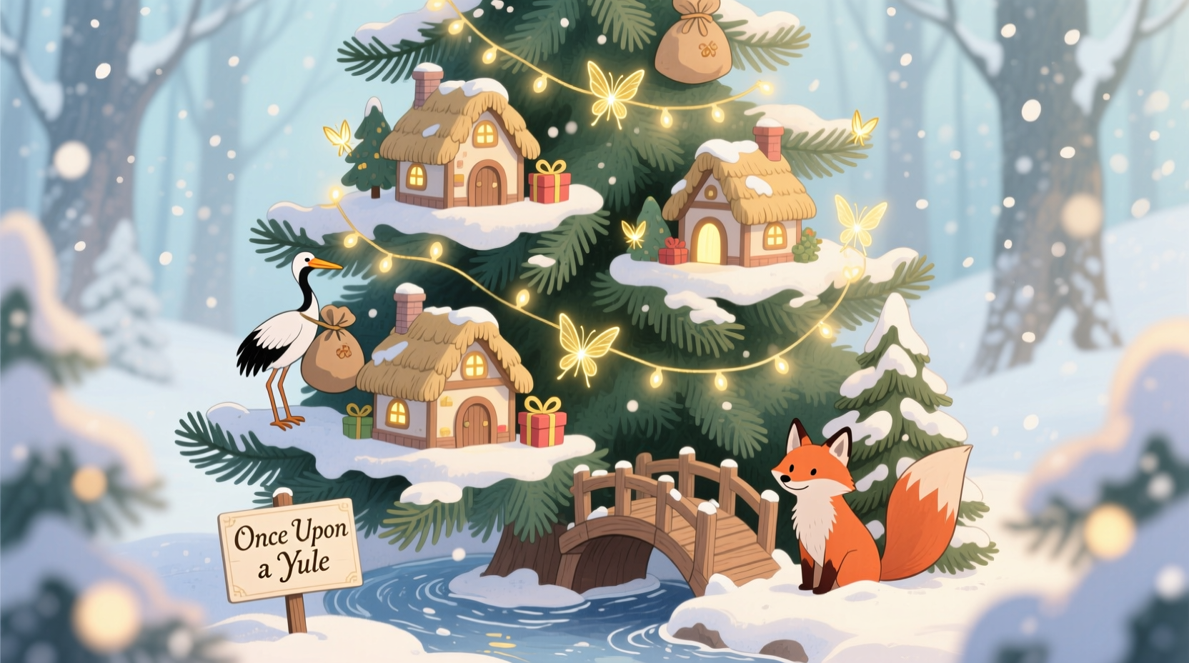 how to add fairy tale vibes to your christmas tree with themed miniatures