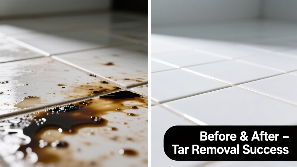 How to Remove Tar from Tile Safely and Effectively