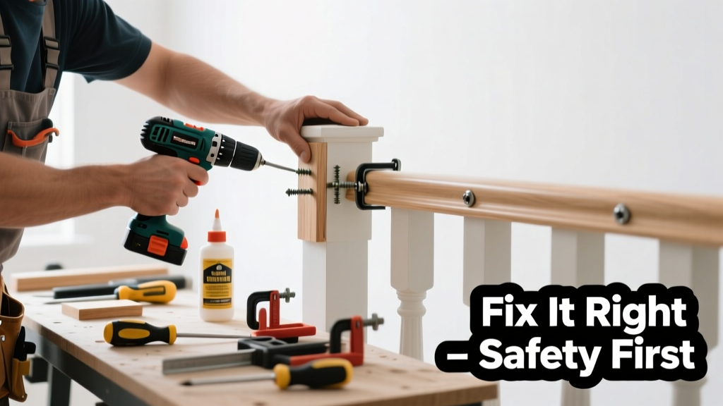 How to Fix a Loose Banister Safely and Permanently