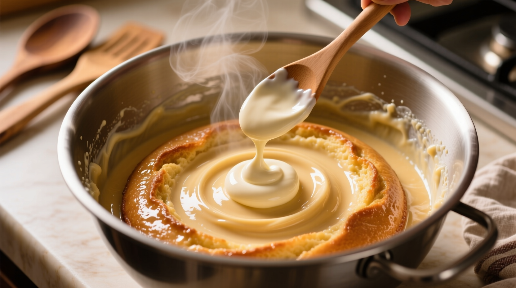 add a little mayonnaise to your batter for rich moist