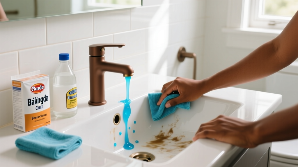 Proven: How to Clean Bathroom Sink Without Steam Cleaner