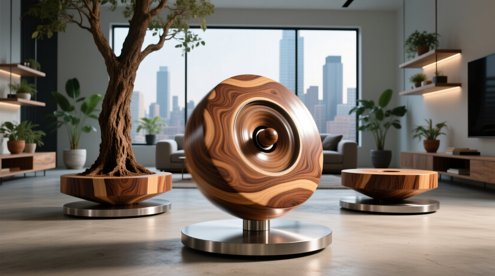 are rotating tree bases useful for decorating or just for display