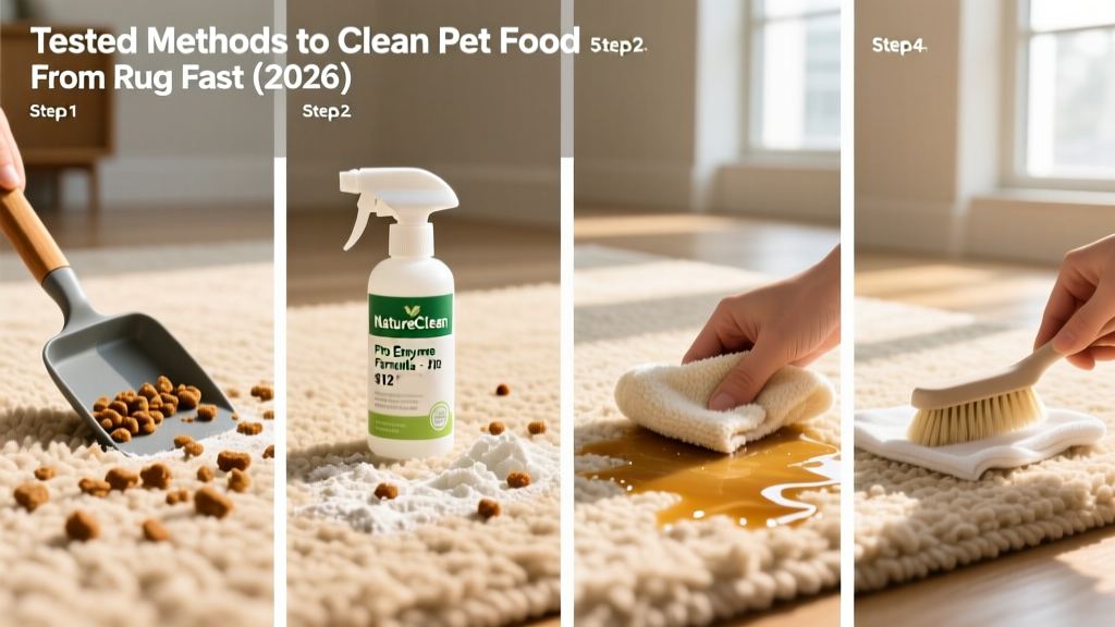 Tested Methods to Clean Pet Food from Rug Fast (2026)