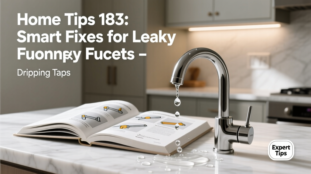 Home Tips 183: Smart Fixes for Leaky Faucets & Dripping Taps