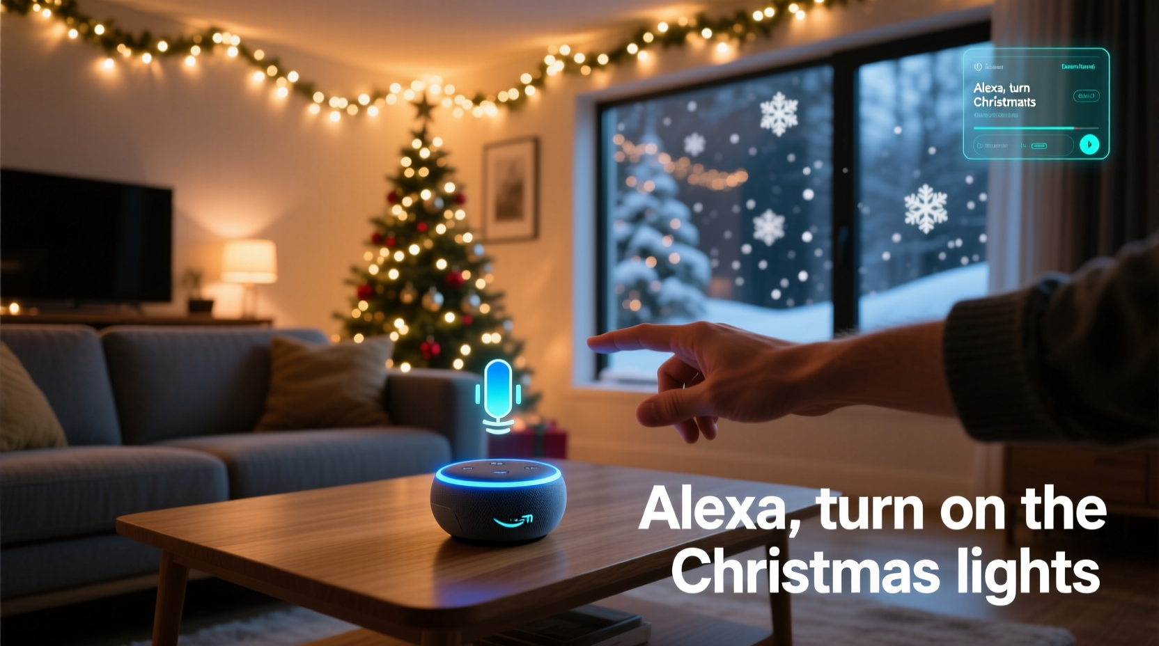 how to use alexa to control your christmas lights without lifting a finger