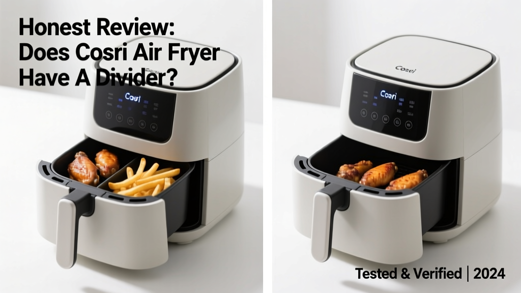 Does Cosori Air Fryer Have a Divider? Honest Review