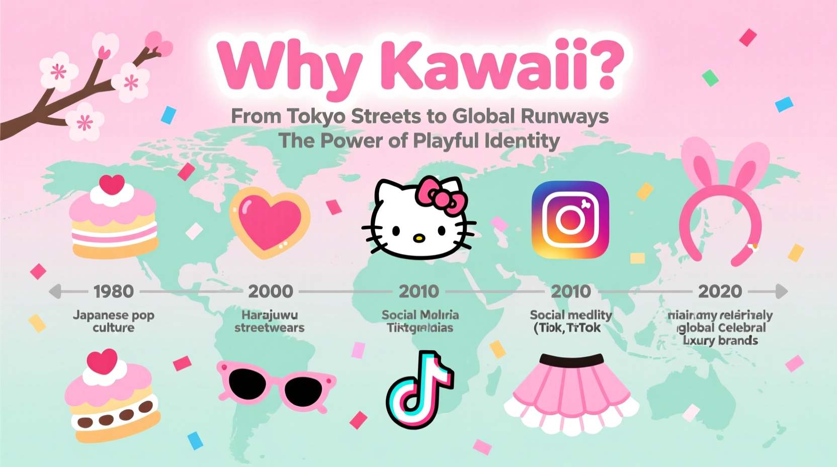 why is kawaii fashion gaining global popularity beyond anime conventions