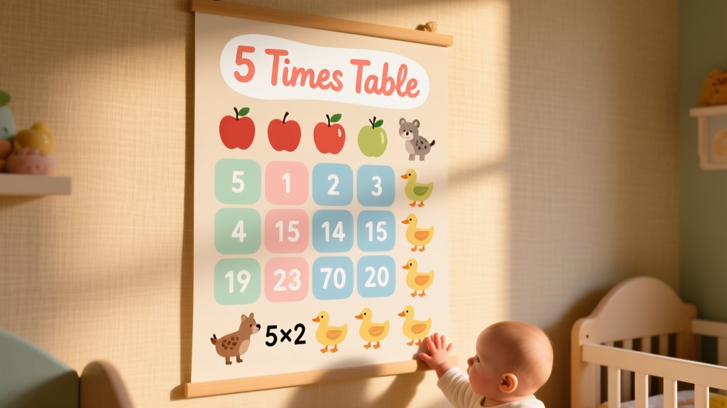 Mastering the 5 Times Table: A Pediatric Nurse’s Evidence-Based Guide for Early Math Development