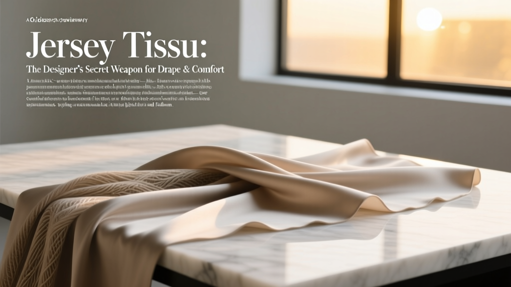 Jersey Tissu: The Designer’s Secret Weapon for Drape & Comfort