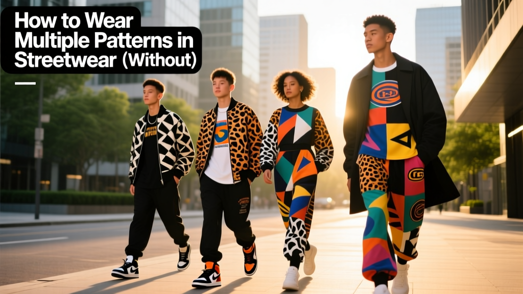 How to Wear Multiple Patterns in Streetwear (Without Clashing)