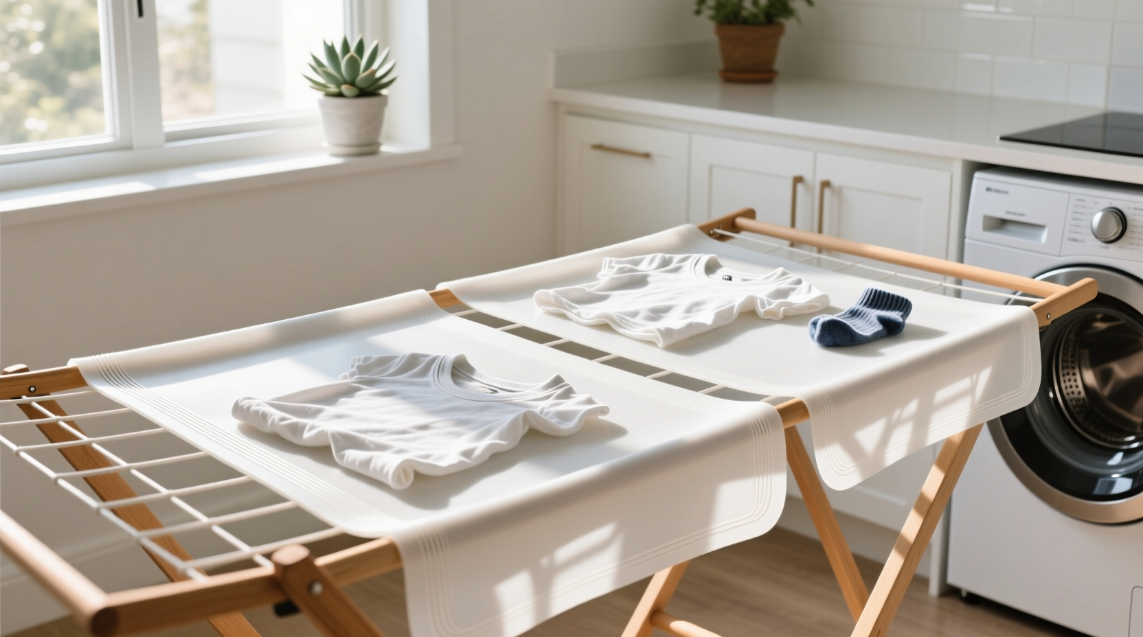 clean silicone baking mat laundry rack without lint