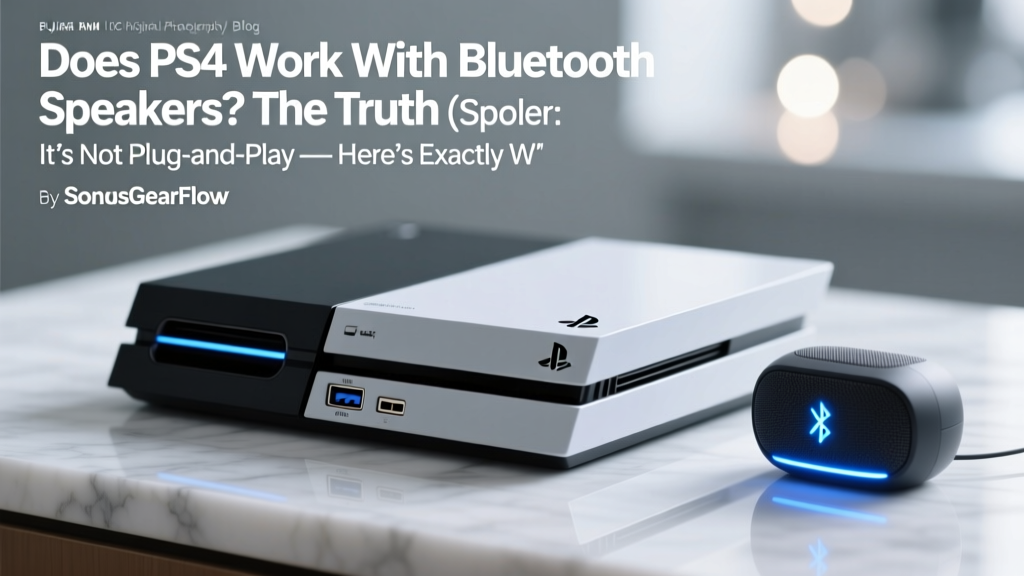 Does Ps4 Work With Bluetooth Speakers (2026)