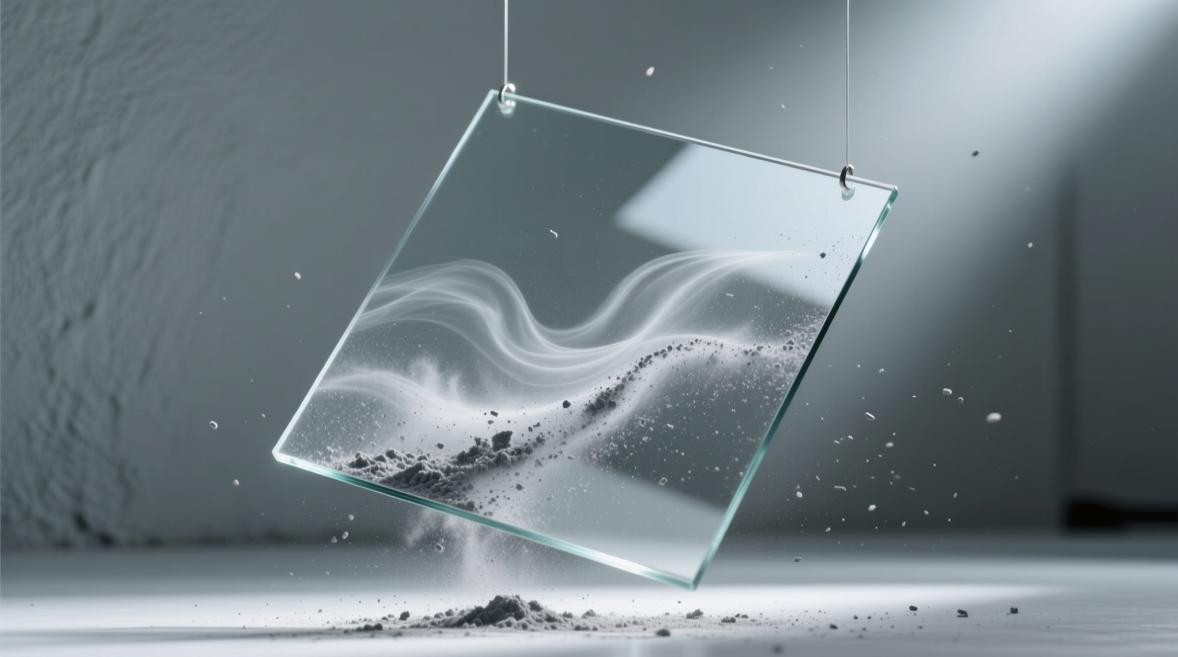 ash for cleaning glass