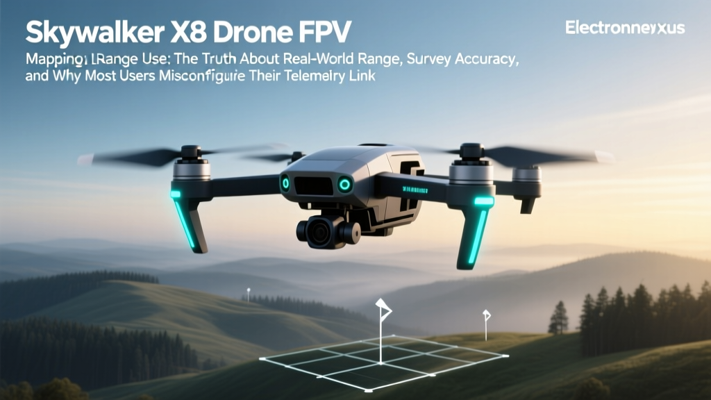Skywalker X8 Drone FPV Mapping Long Range Use: The Truth About Real-World Range, Survey Accuracy, and Why Most Users Misconfigure Their Telemetry Link