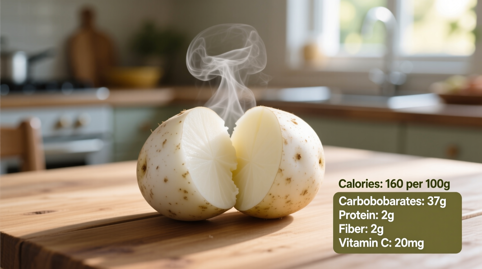 white potato calories