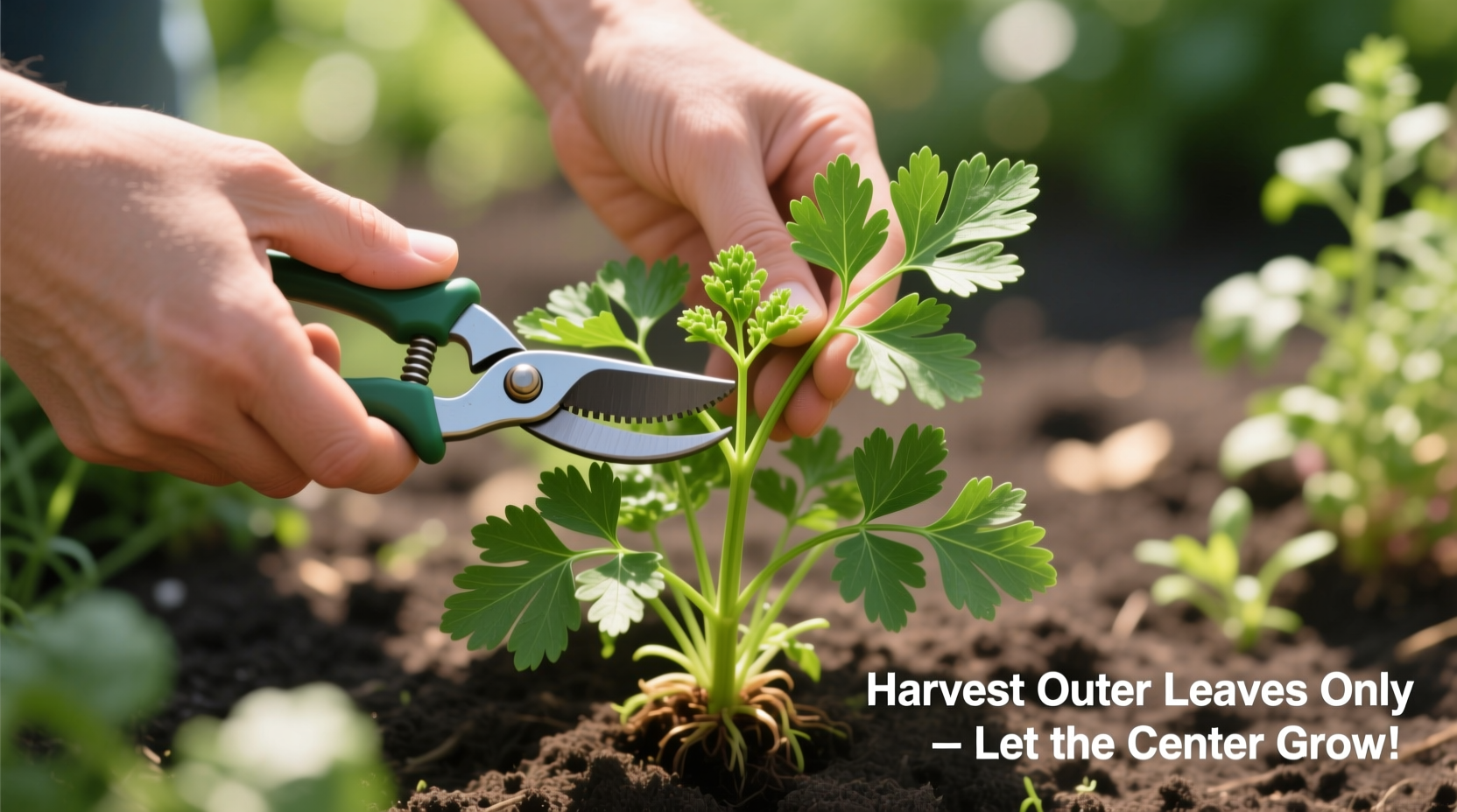 Harvest Parsley 3 Ways for Endless Growth | TheHomeSprouts