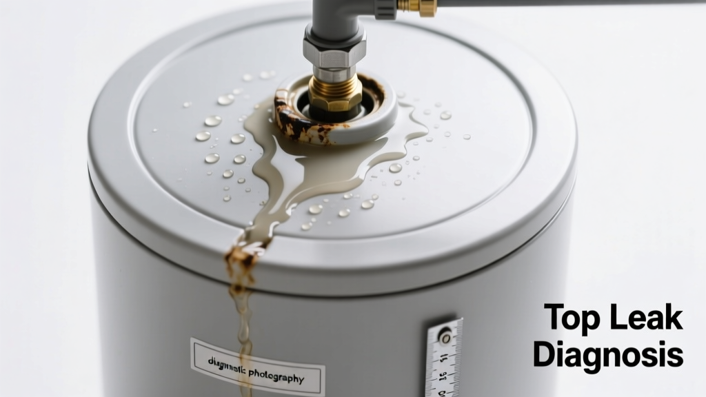 Water Heater Leaking From Top: Quick Diagnosis Guide