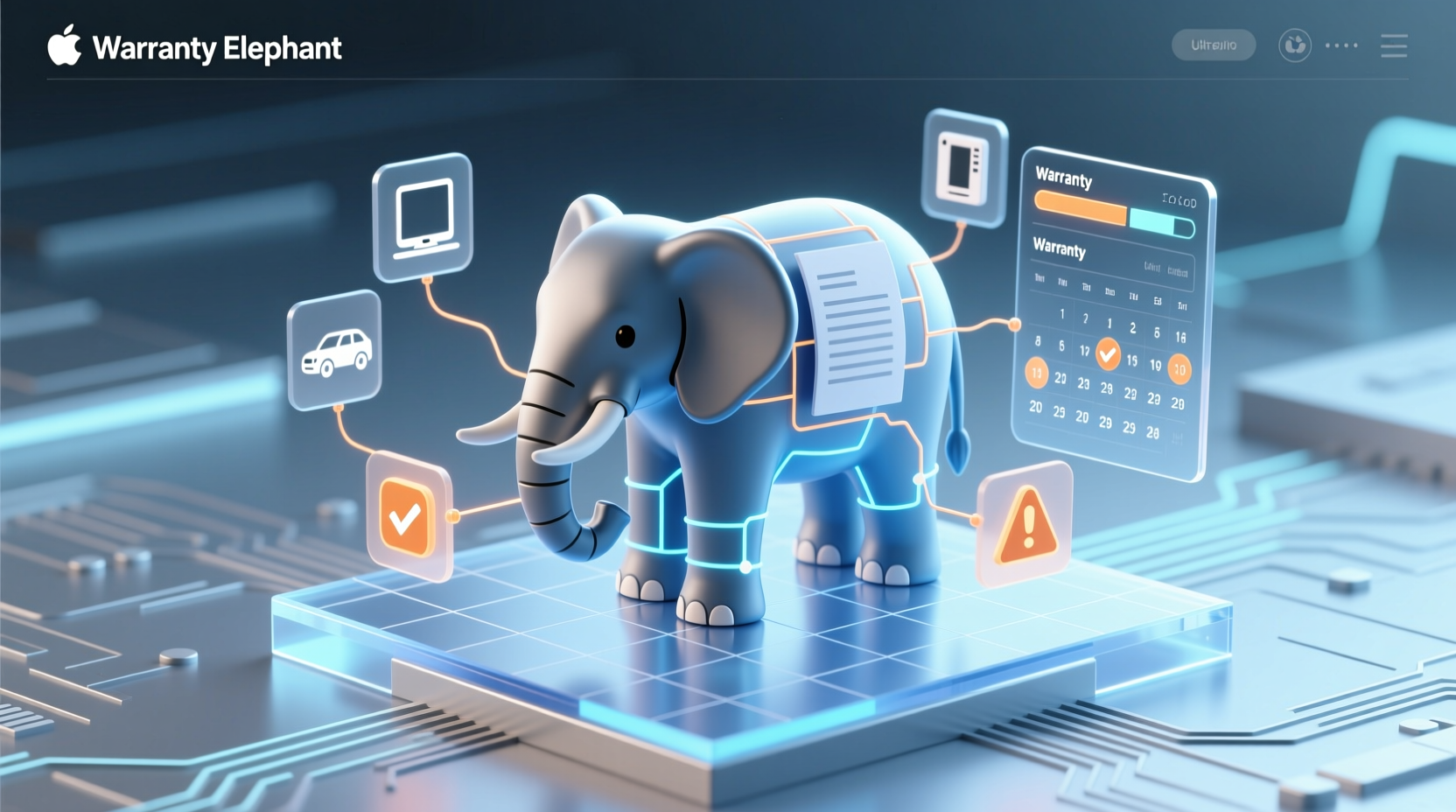 warrantyelephant organizes and tracks your warranties