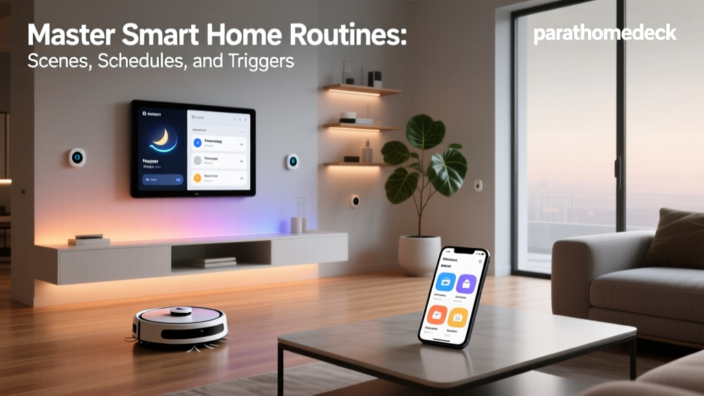 Master Smart Home Routines: Scenes, Schedules, and Triggers