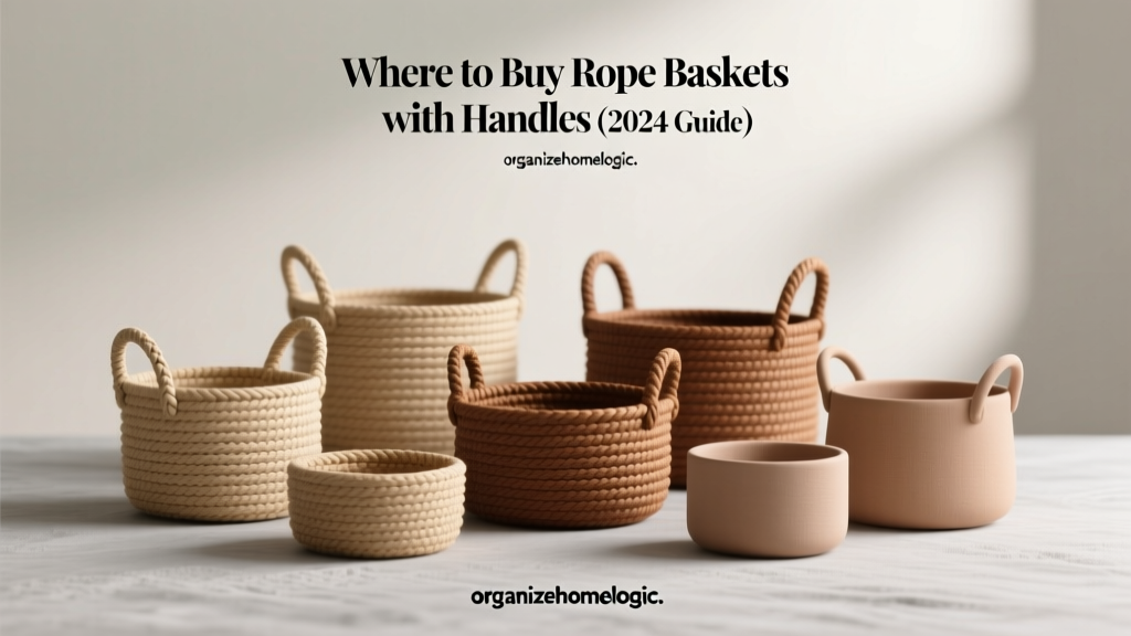 Where to Buy Rope Baskets with Handles (2024 Guide)