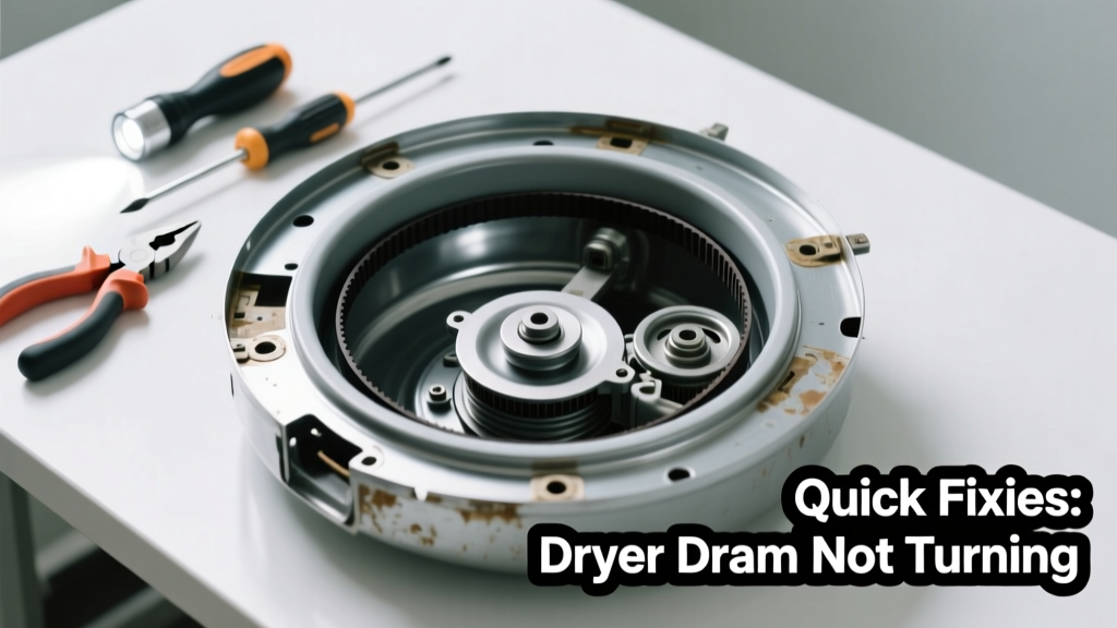 Dryer Drum Not Turning in Bathroom: Quick Fixes