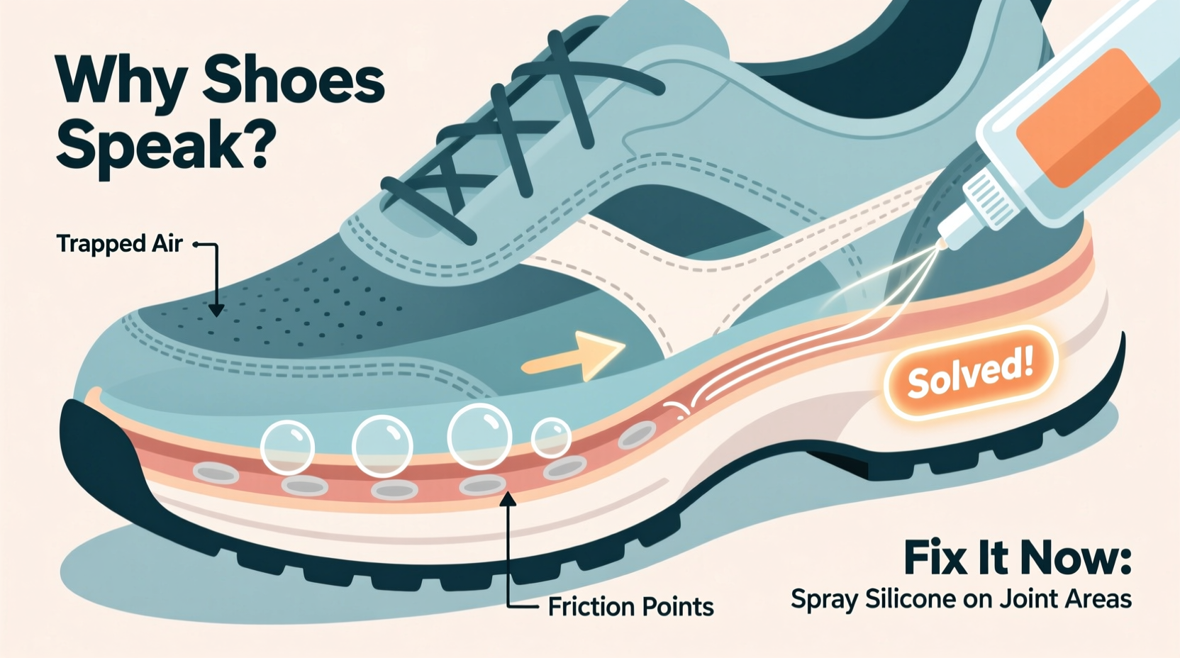 why do new shoes squeak and how to fix it instantly