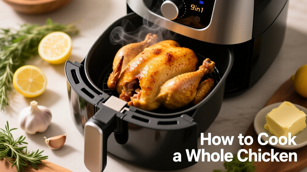 How to Cook a Whole Chicken in Ninja 9-in-1 Air Fryer
