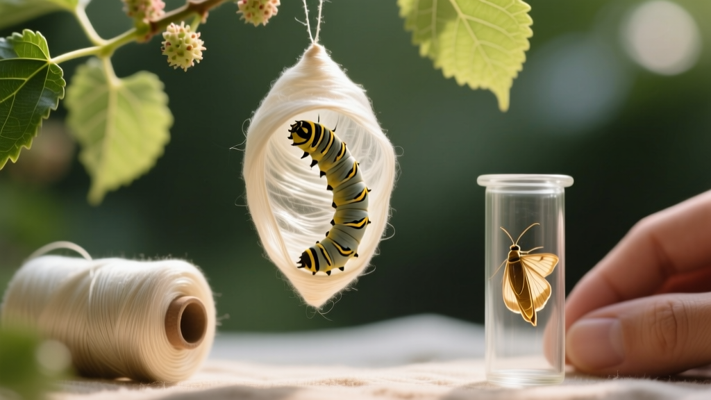 Silk Worm Moth: The Living Source of Luxury Silk Fabric