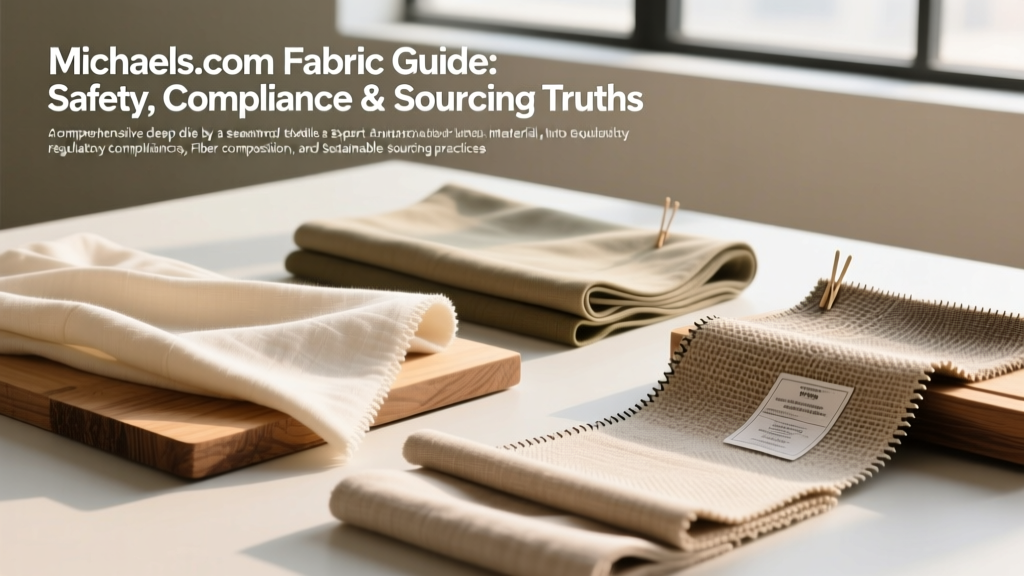 Michaels.com Fabric Guide: Safety, Compliance & Sourcing Truths