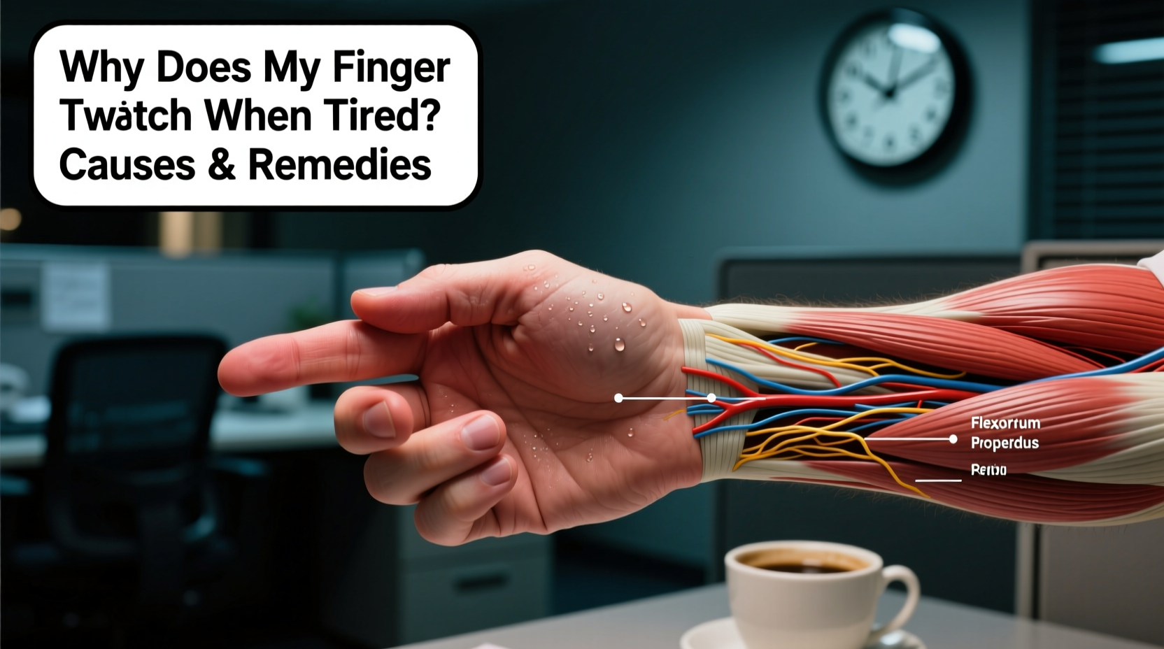 why does my finger twitch randomly when tired causes and remedies