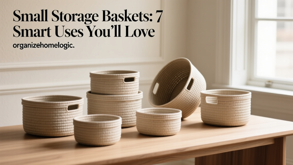 Small Storage Baskets: 7 Smart Uses You’ll Love