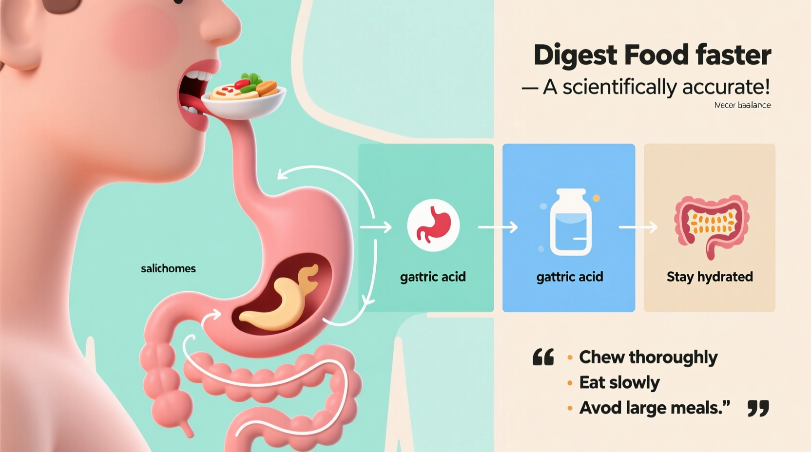 how can i digest food faster