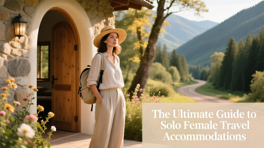 The ultimate guide to accommodation for solo female travelers
