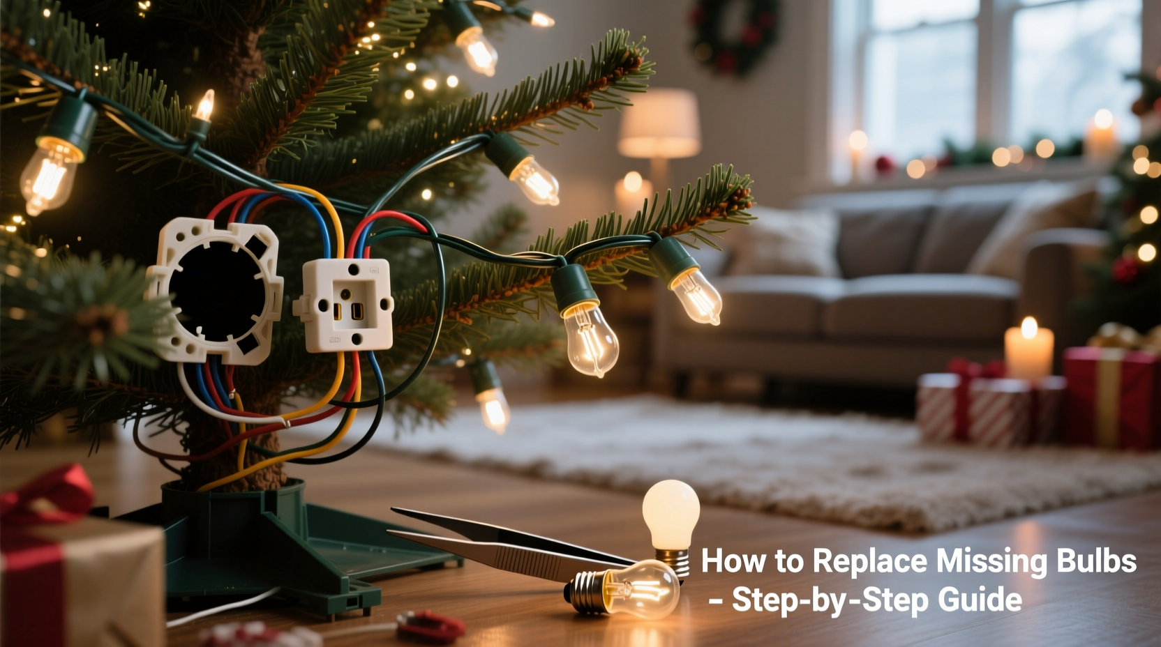 why is my pre lit christmas tree missing bulbs and how to replace them