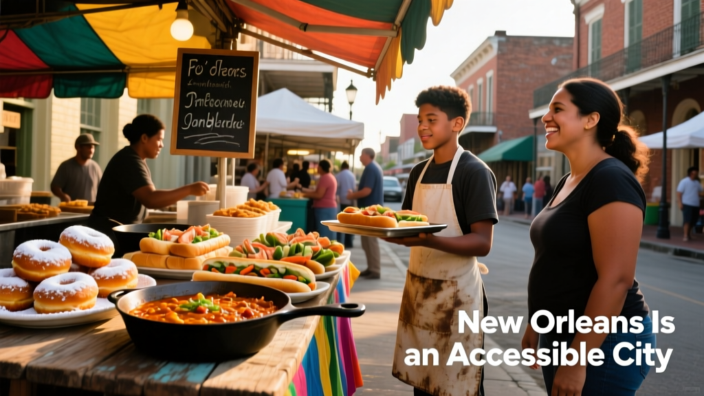 New Orleans Is An Accessible City: Mobility, Sensory Inclusion, and Culinary Equity in the Crescent City