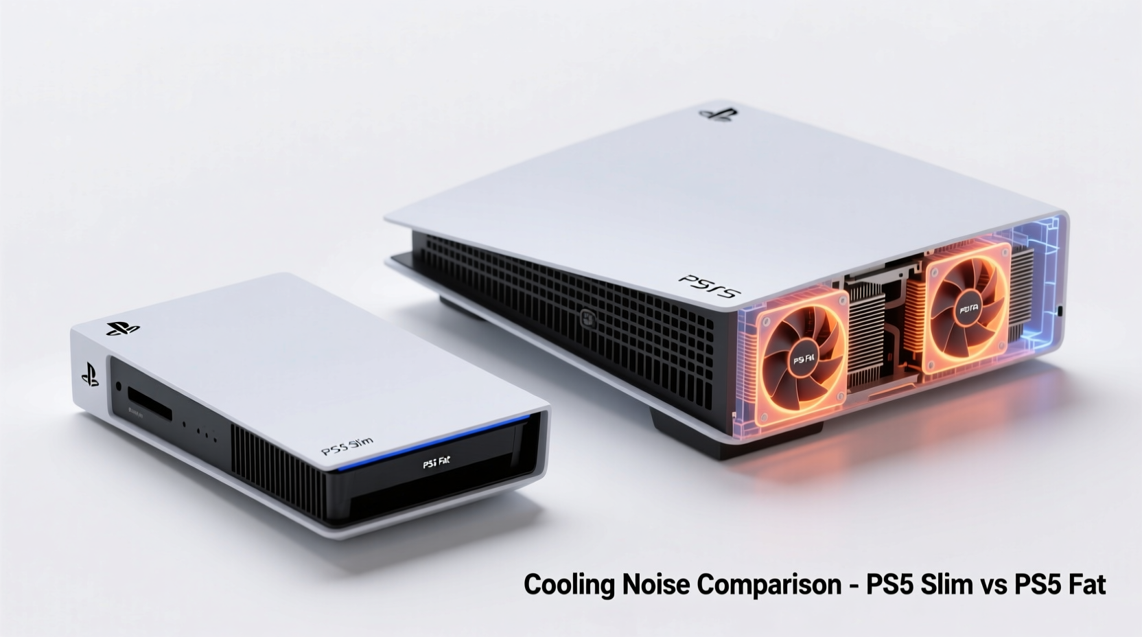 ps5 slim vs ps5 fat does the size reduction affect cooling noise
