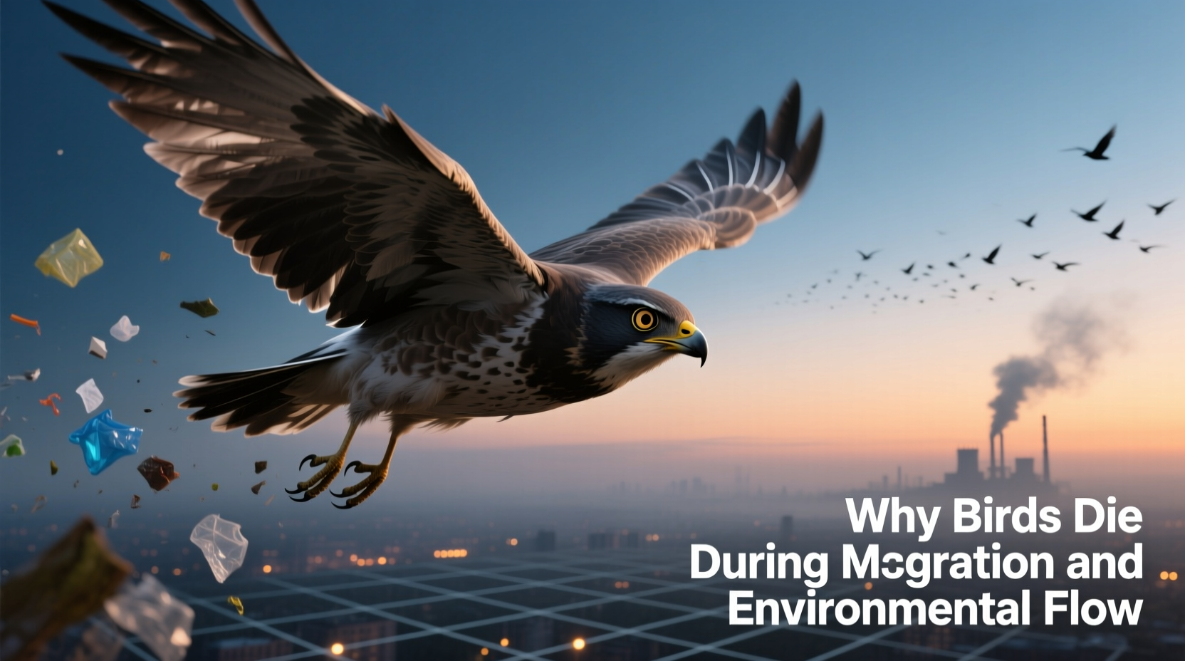 why did the bird die in flow