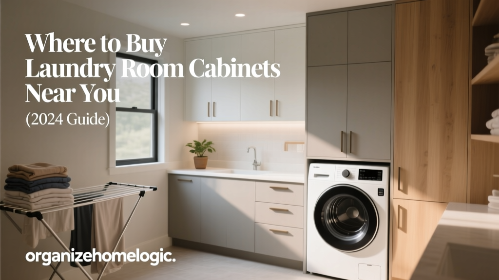 Where to Buy Laundry Room Cabinets Near You (2024 Guide)