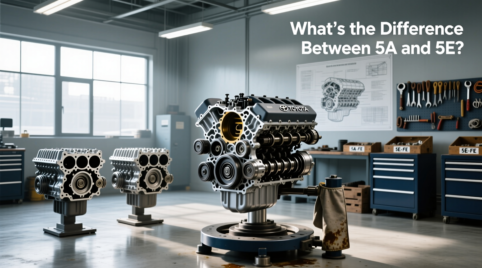 How to Choose Toyota Engine 5E FE, What Is the Difference Between 5A and 5E?
