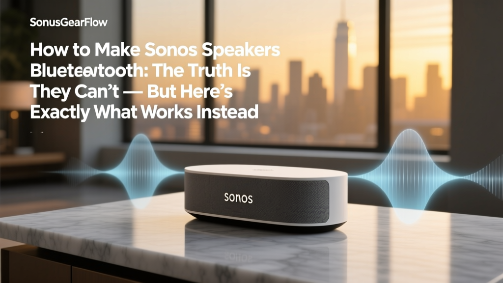 Sonos Bluetooth: Real Alternatives That Actually Work