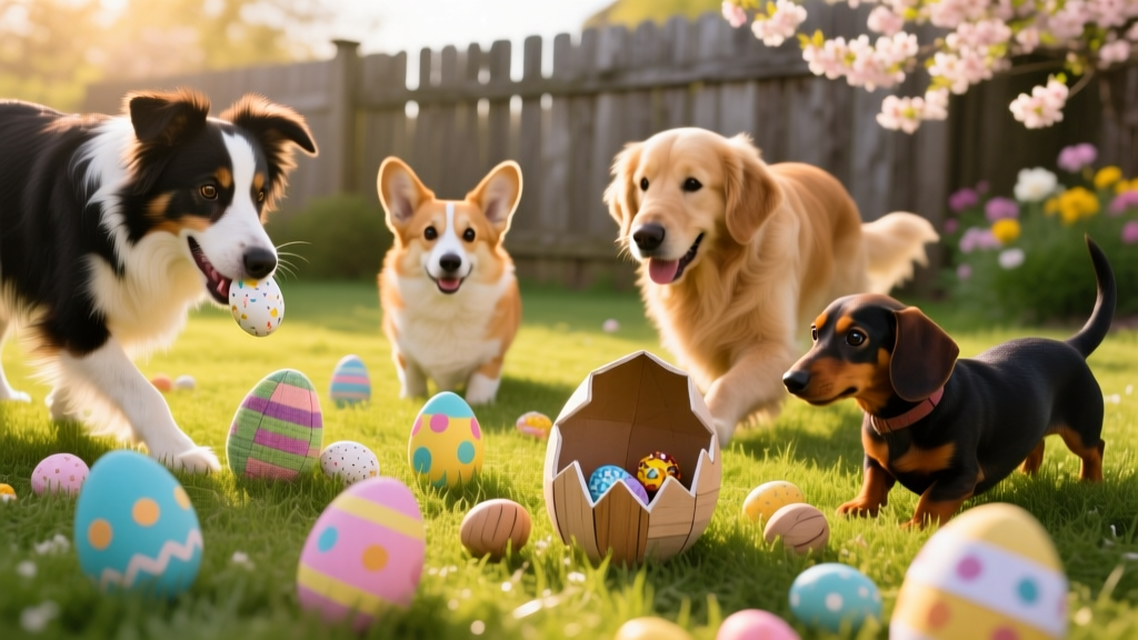 Games for Dogs: DIY Easter Egg Hunt