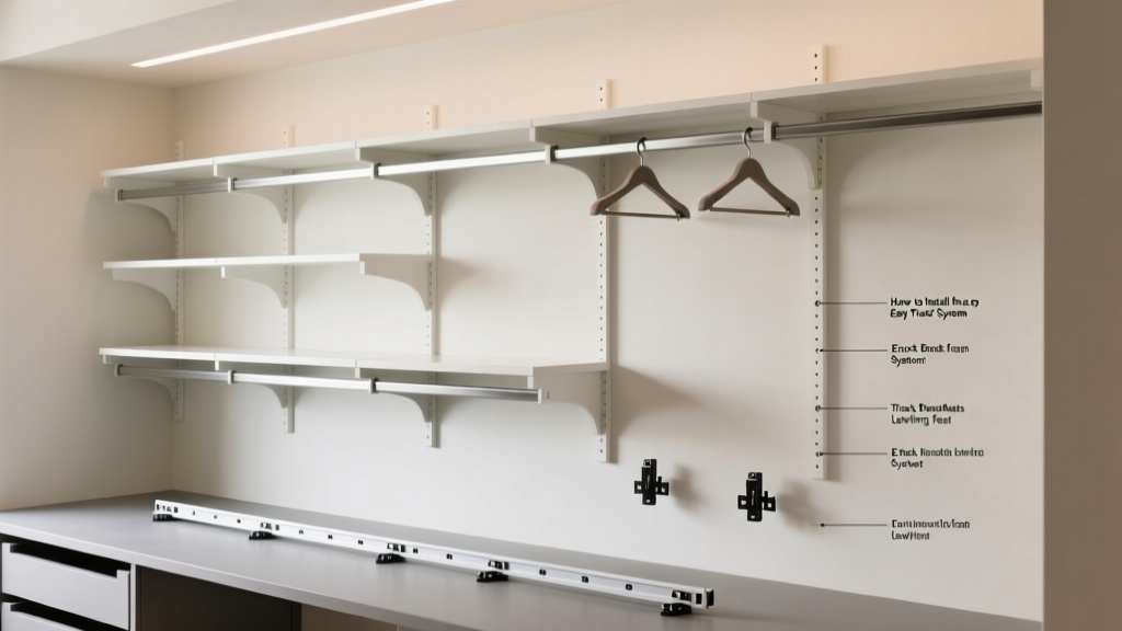 How to Install the Easy Track Closet System (Step-by-Step)